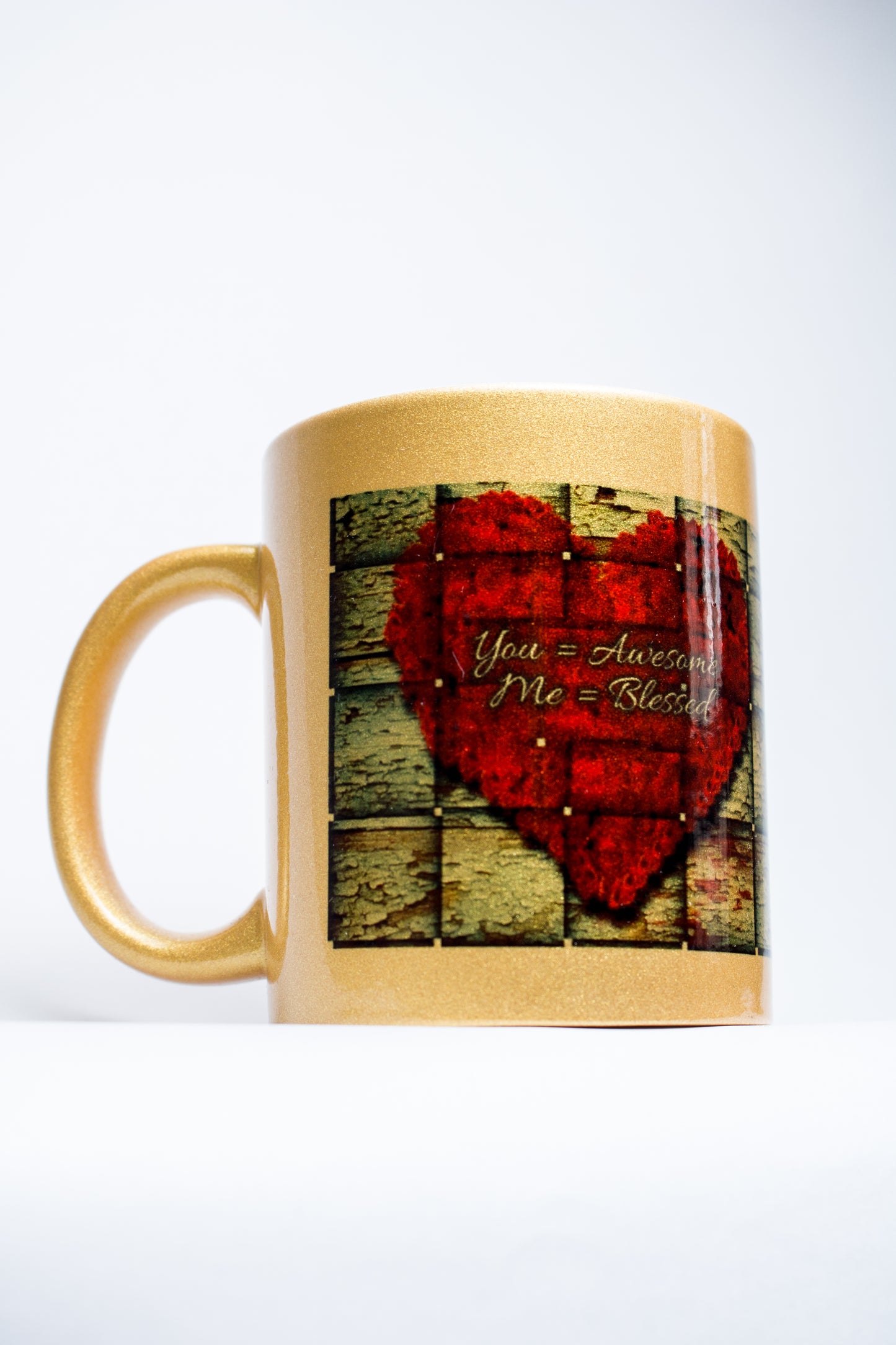Printed Gold mug
