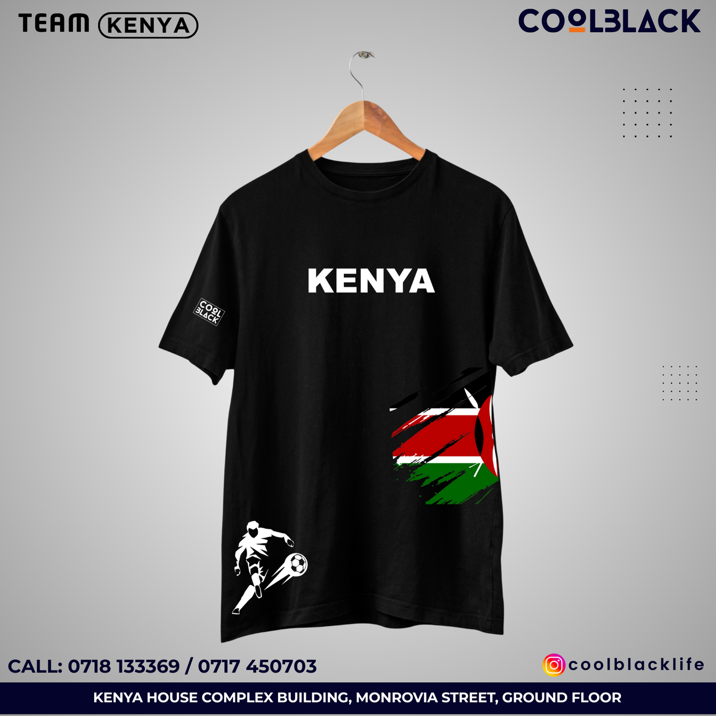 Team Kenya Gents T-shirt