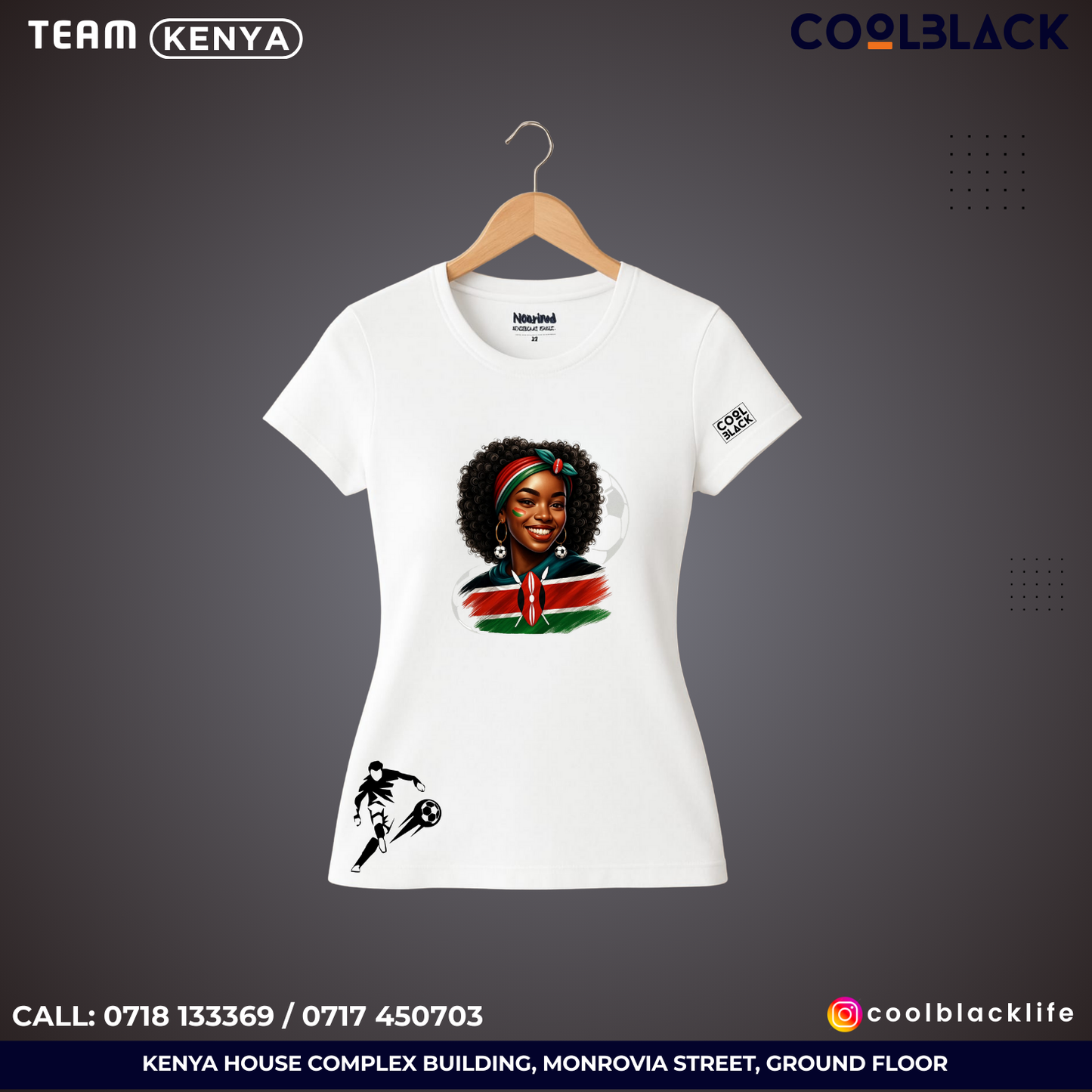 Team Kenya Ladies T-shirt 2
