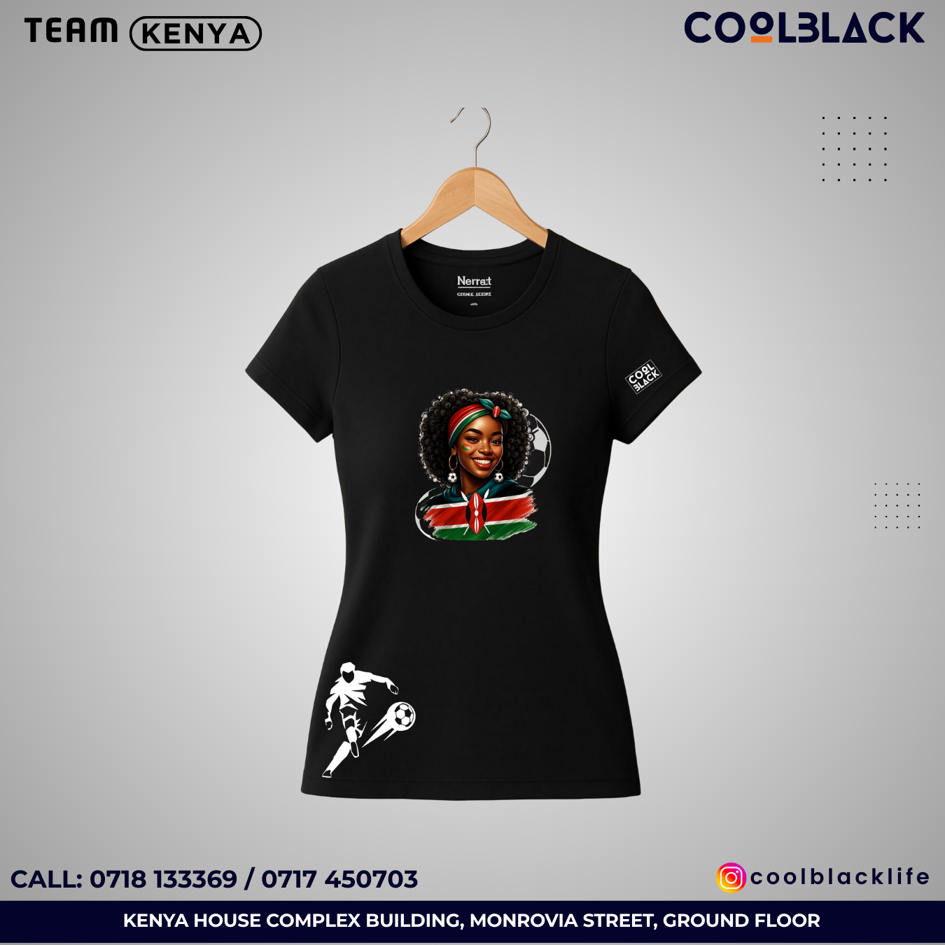 Team Kenya Ladies T-shirt 2
