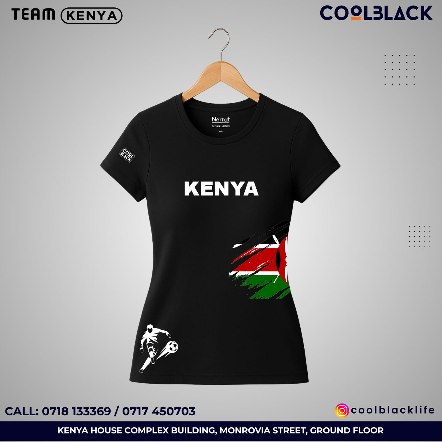 Team Kenya Ladies T-shirt