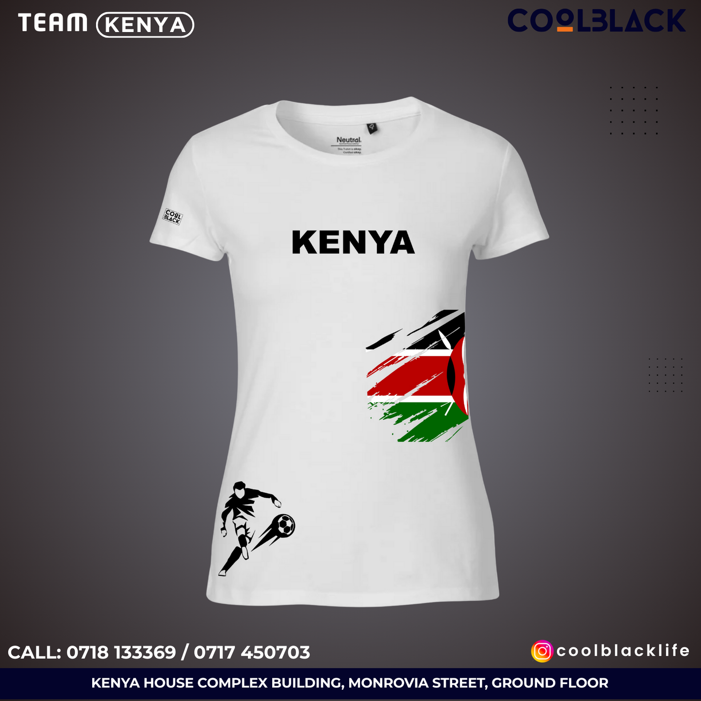 Team Kenya Ladies T-shirt